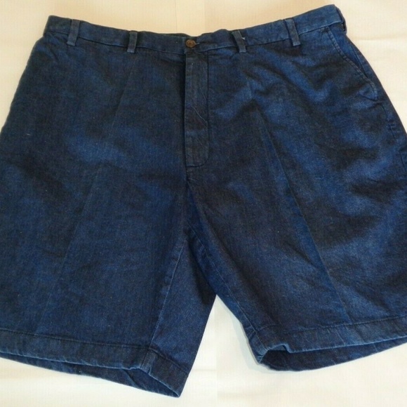 roundtree and yorke denim shorts